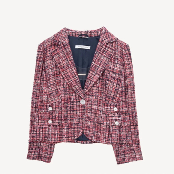 marina rinaldi tweed jacket - Picture 1 of 7